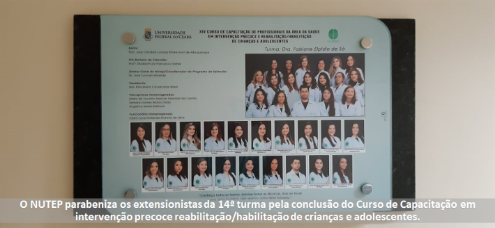 Placa – 14ª Turma